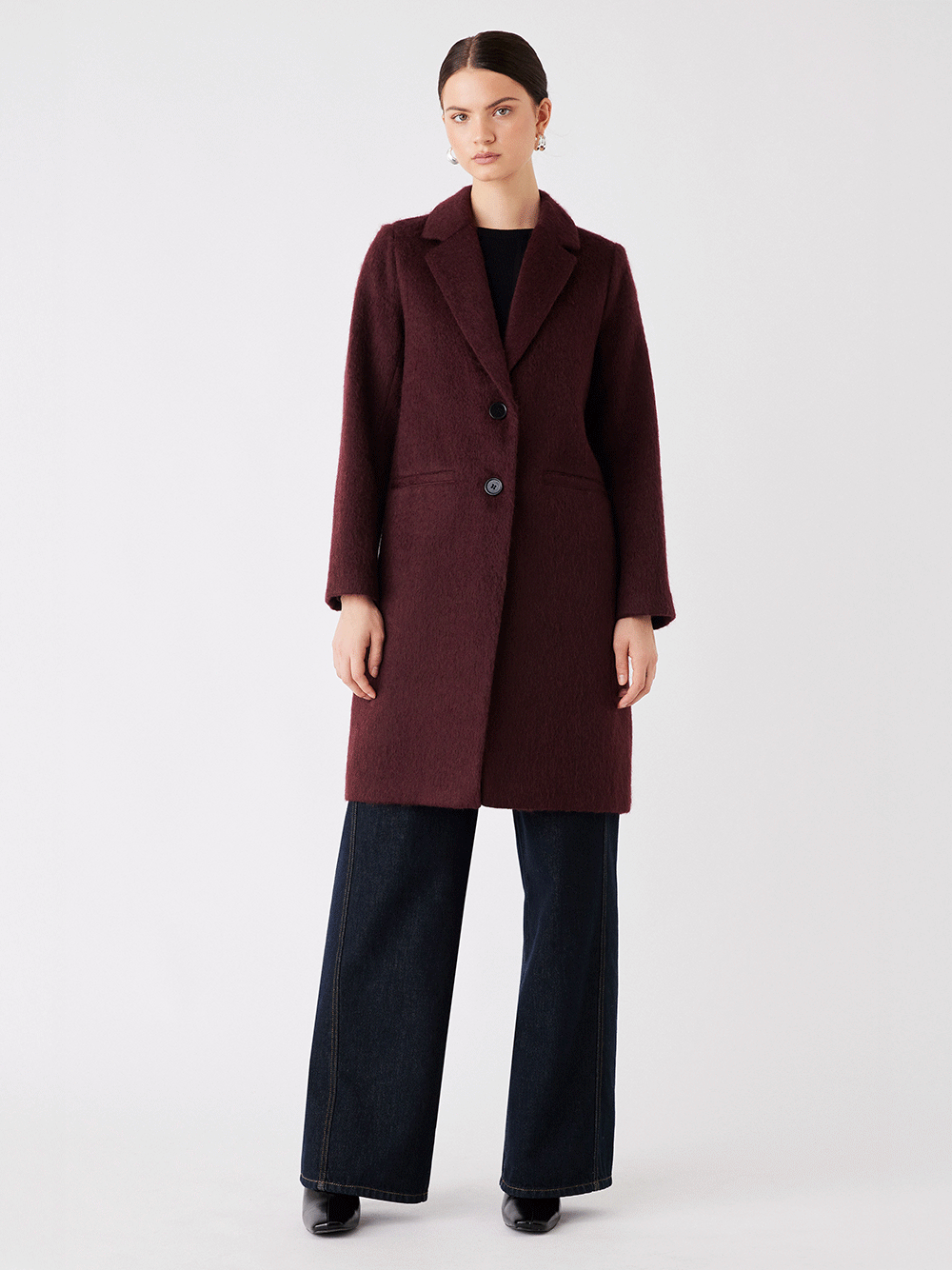 Venice Coat - WINE