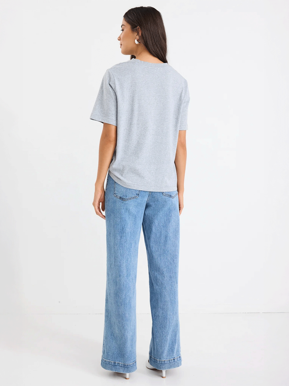 Zoey High Rise Wide Leg Pocket Jeans - SIGNATURE BLUE