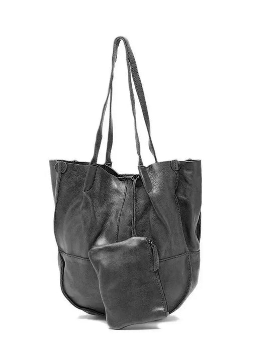 Aretha Bucket Bag - BLACK