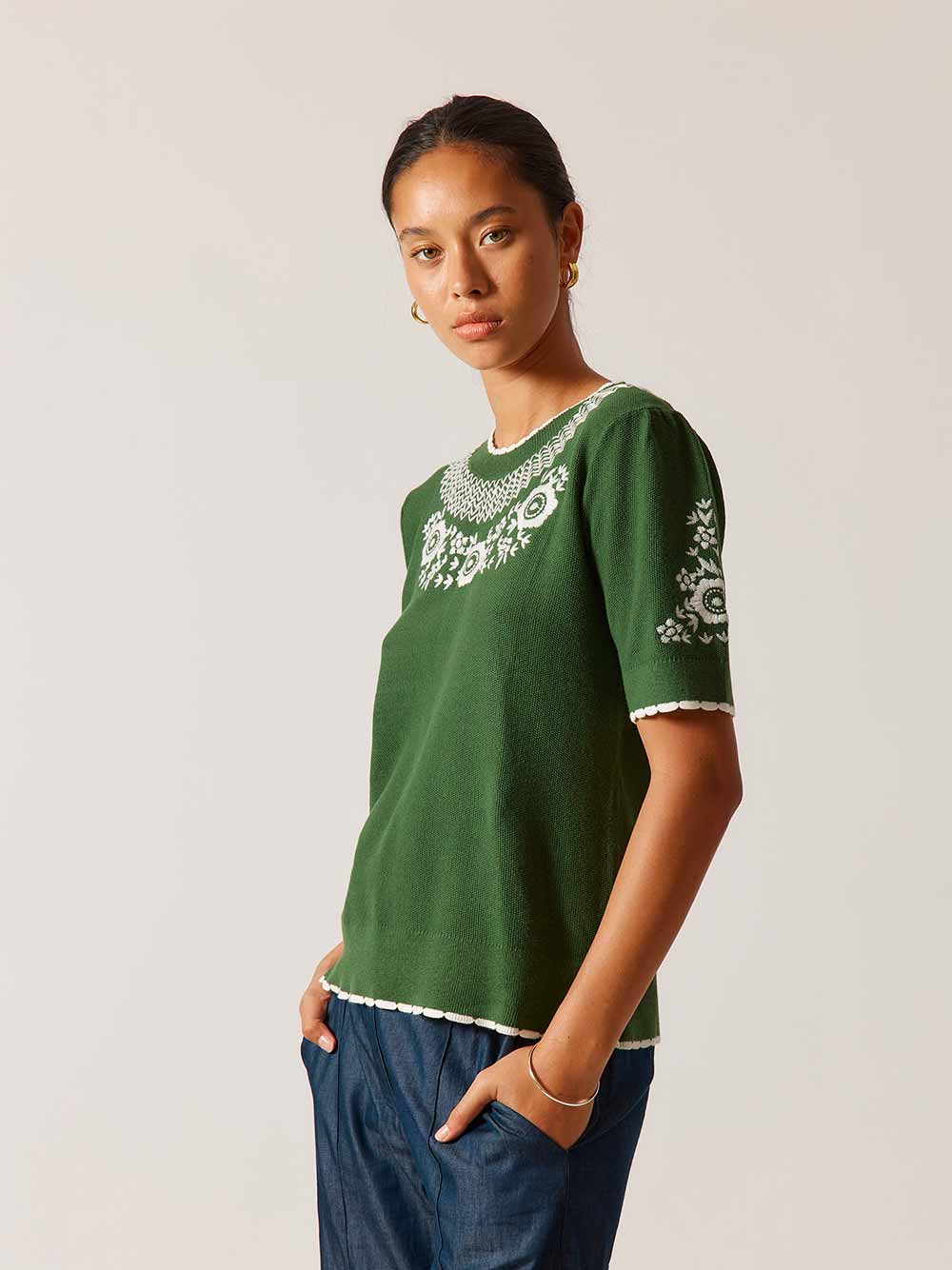 Ariel Sweater - GREEN
