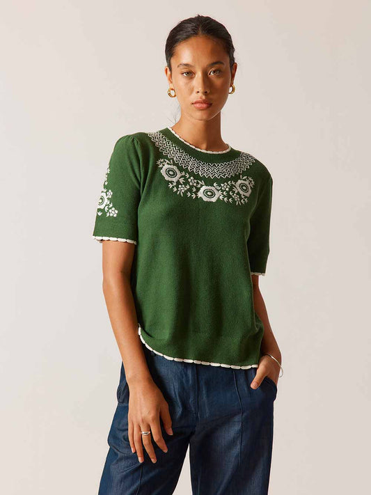 Ariel Sweater - GREEN