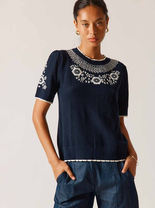 Ariel Sweater - NAVY