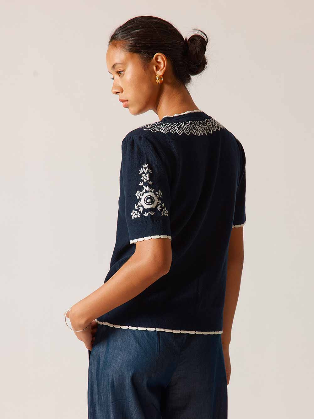 Ariel Sweater - NAVY
