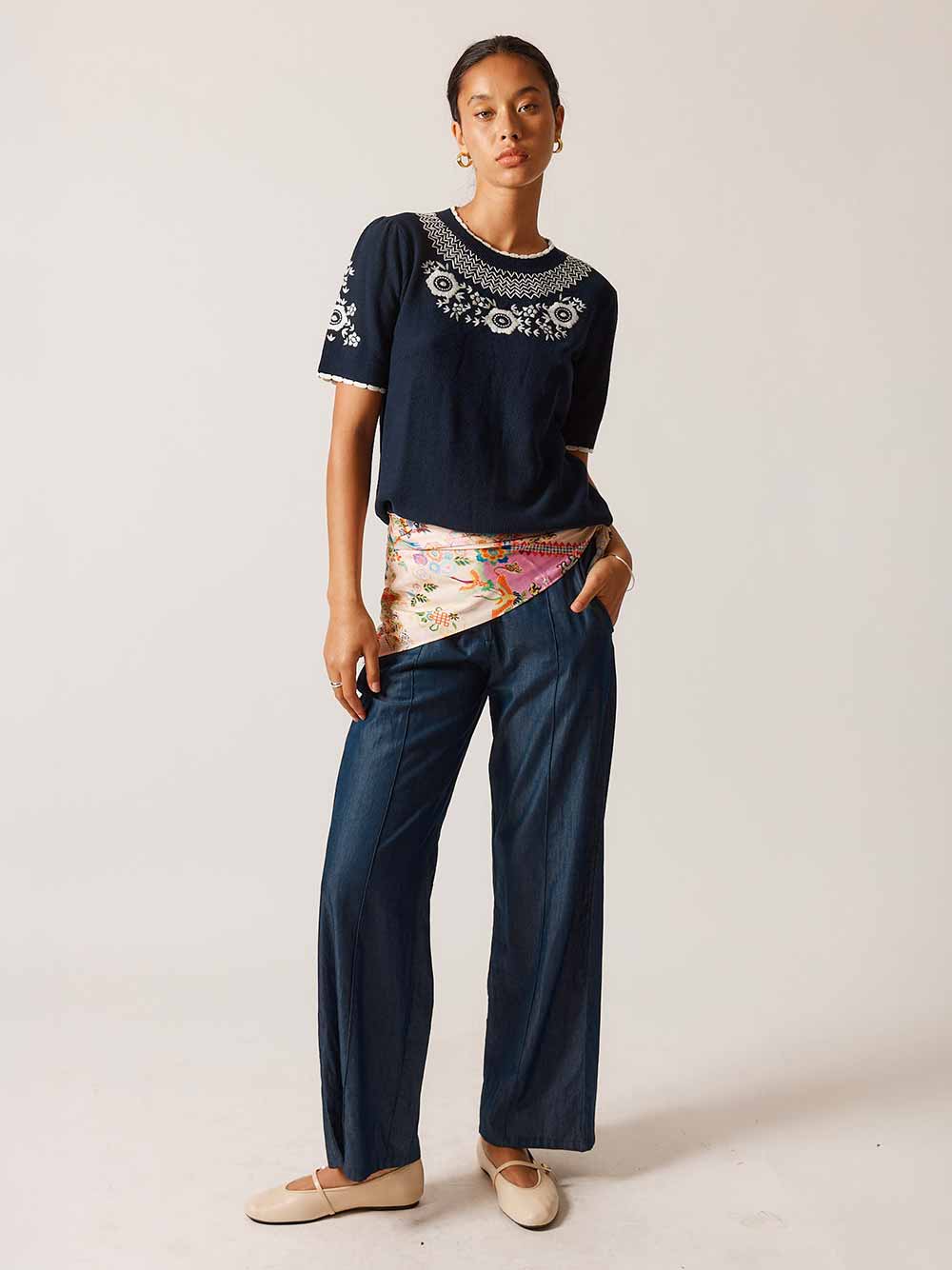 Ariel Sweater - NAVY