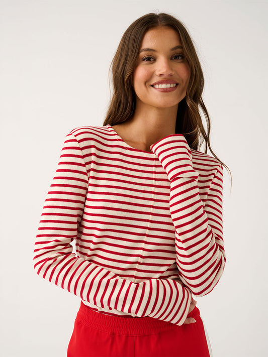 Aspyn Top - RUBY STRIPE