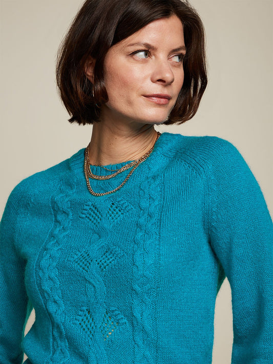 Raglan Top Atlantis - BLUE