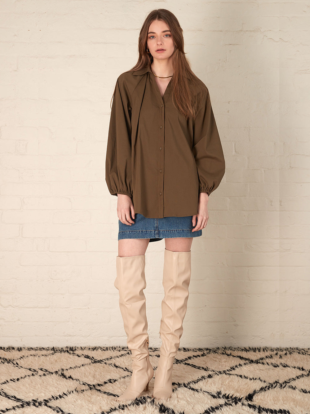 Aurora Shirt - KHAKI