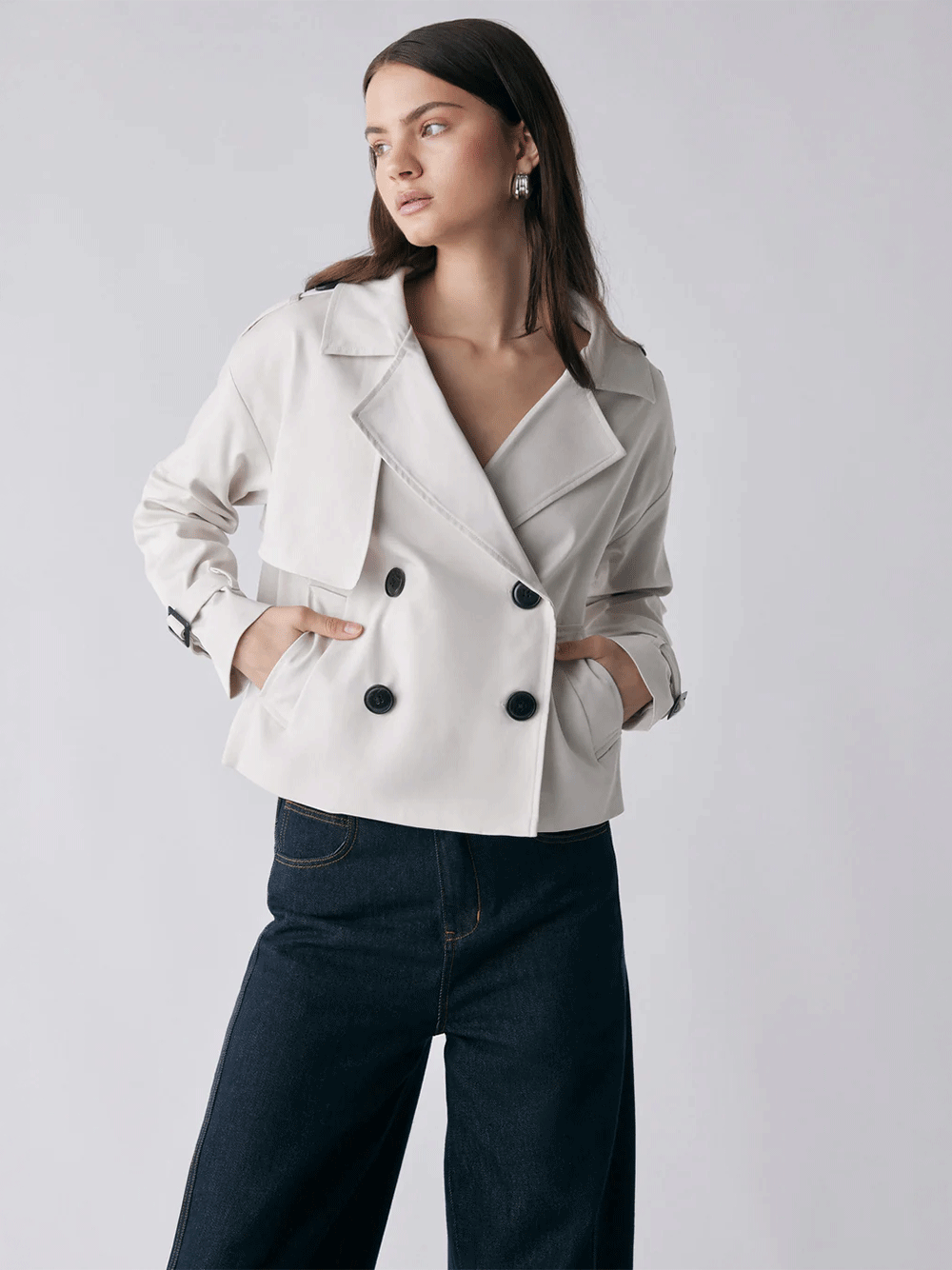 Avenue Cropped Trench - CHALK