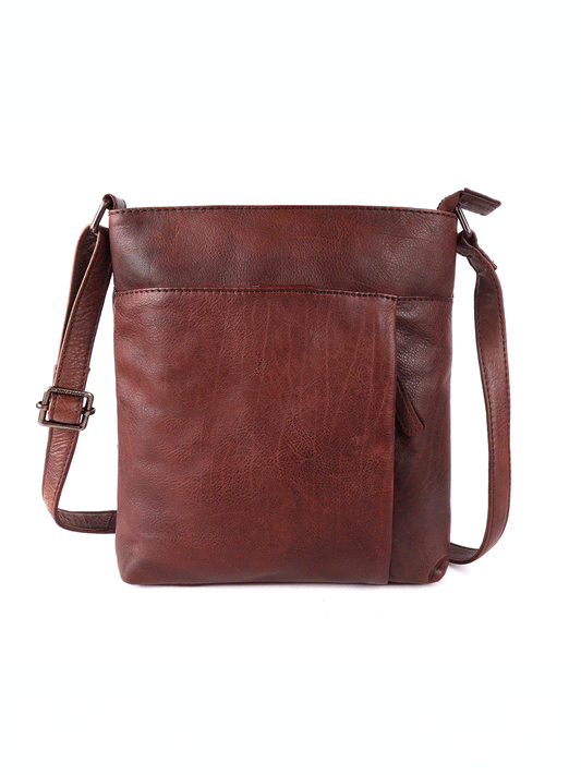 Barcelona Crossbody Bag - BROWN