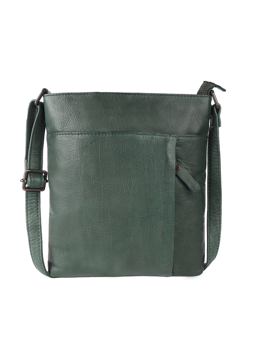Barcelona Crossbody Bag - PINE GREEN