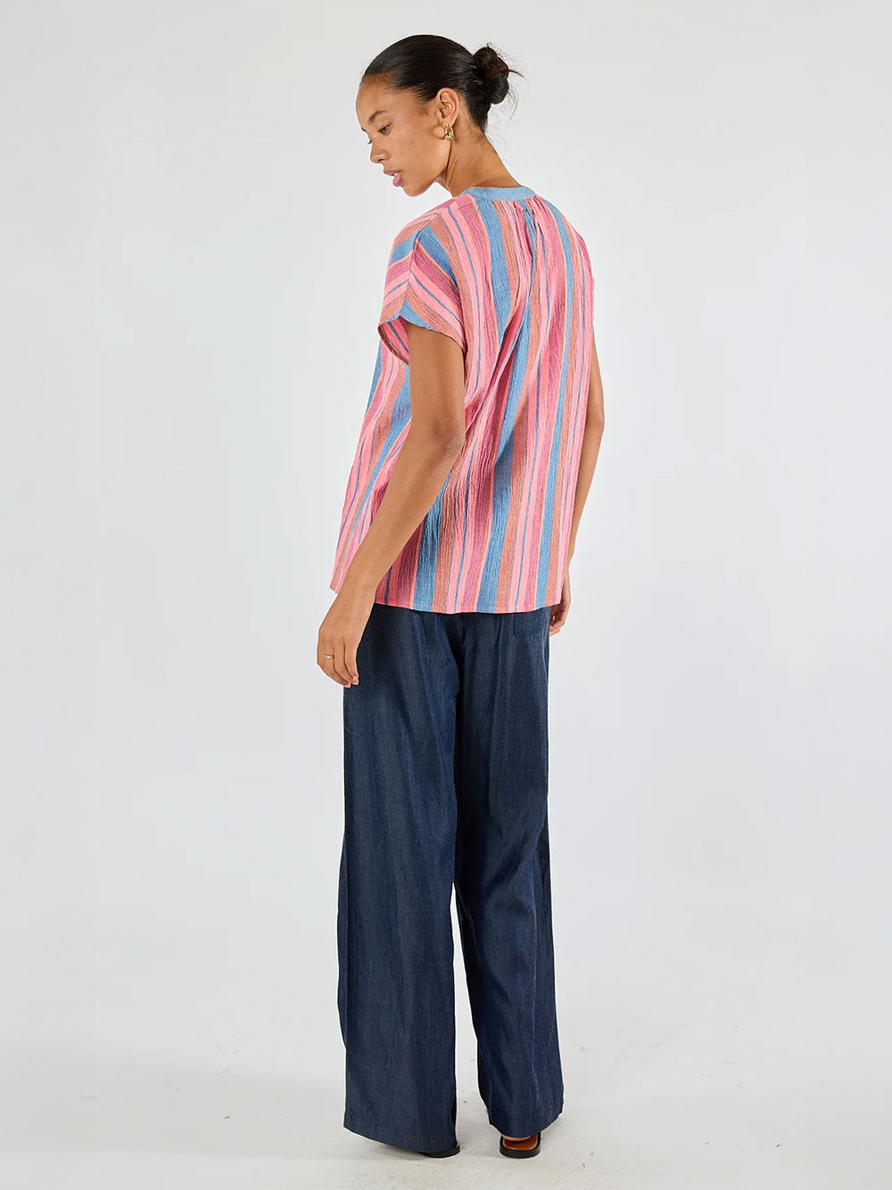 Basque Top - BLUE