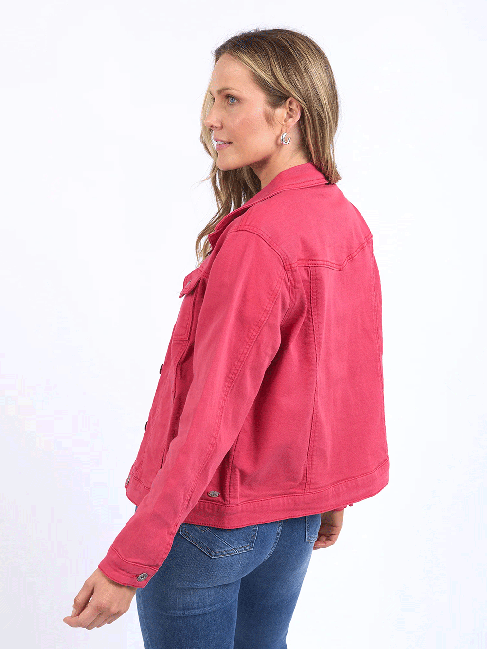 Tilly Denim Jacket -  BITTERSWEET RED