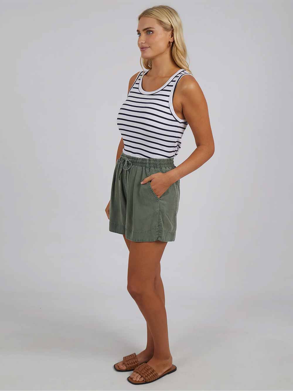 Bliss Washed Short - CLOVER