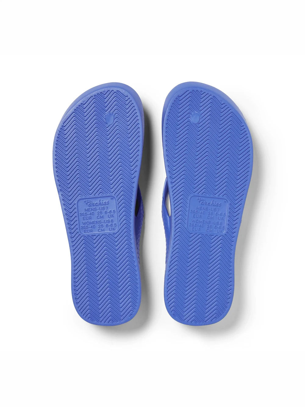 Arch Support Flip Flops - BLUE
