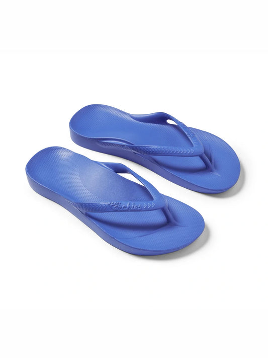 Arch Support Flip Flops - BLUE