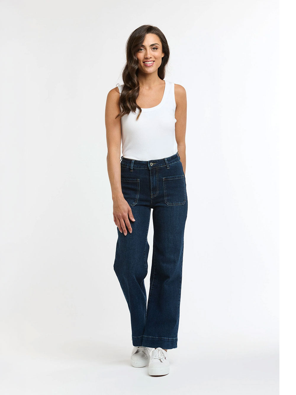 Bobbi 7/8 Jeans - DENIM