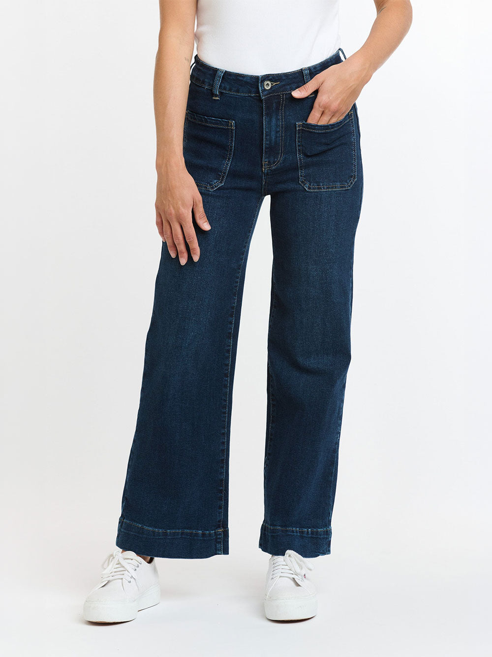Bobbi 7/8 Jeans - DENIM