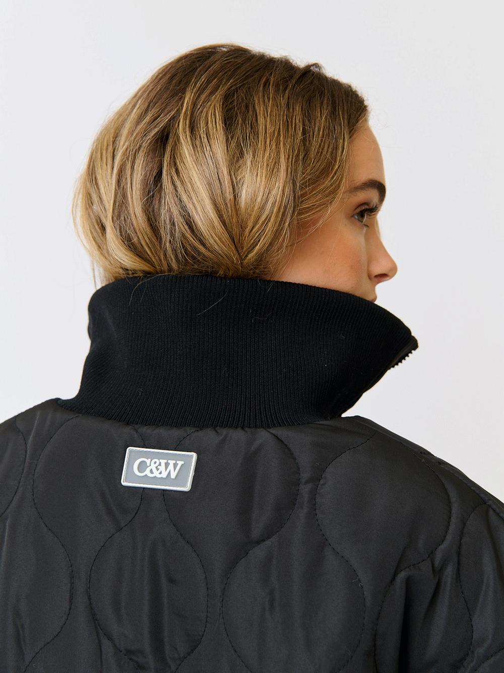 Bridie Jacket - BLACK/CREAM