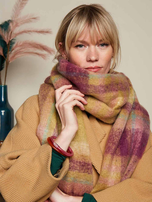 Check Scarf - YELLOW