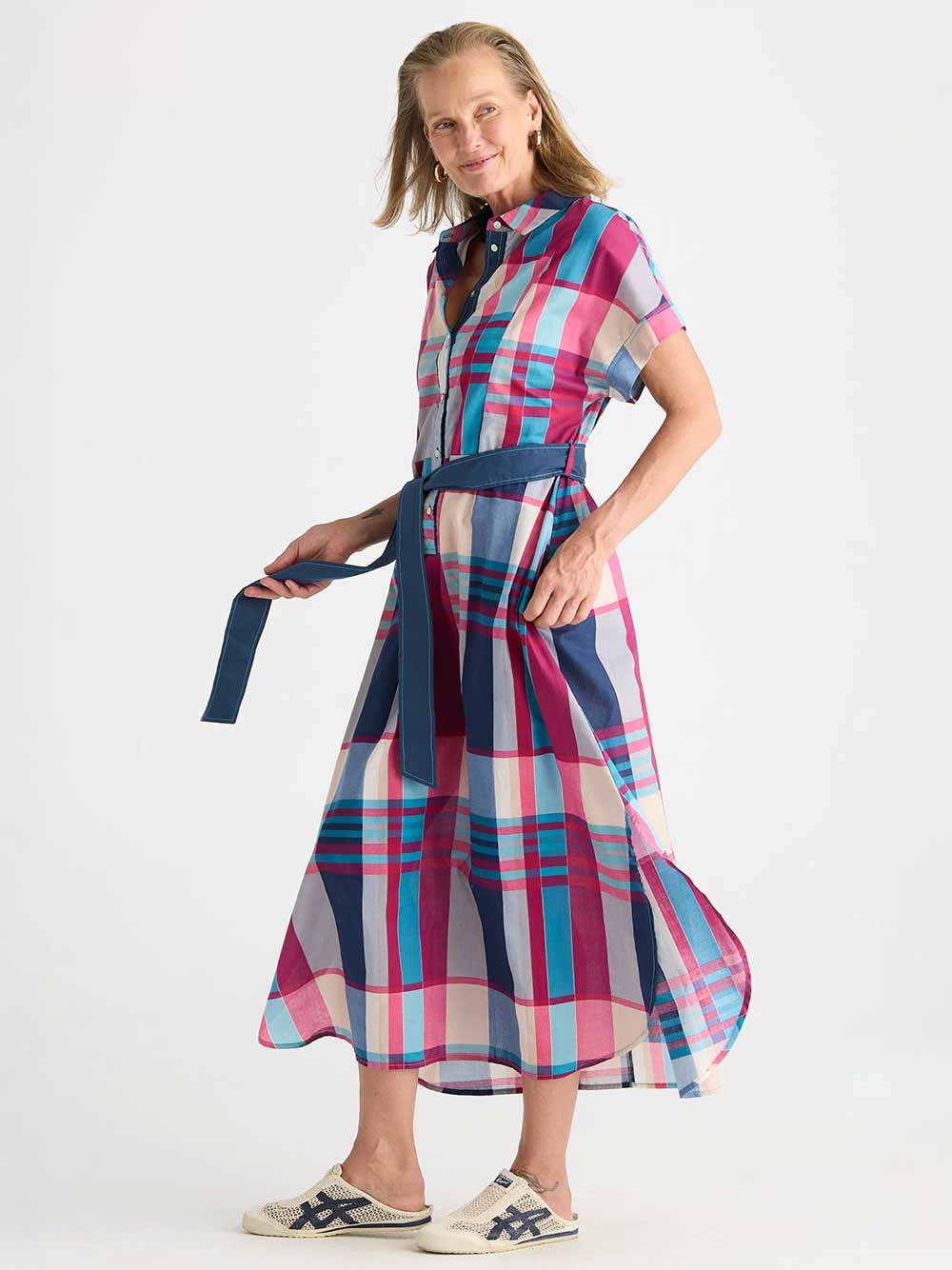 Checked Dress
