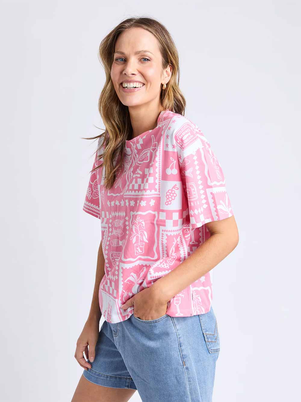 Chin Chin Tee - PINK
