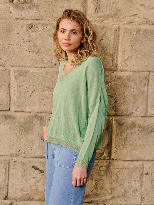 Lurex College Knit - MENTA