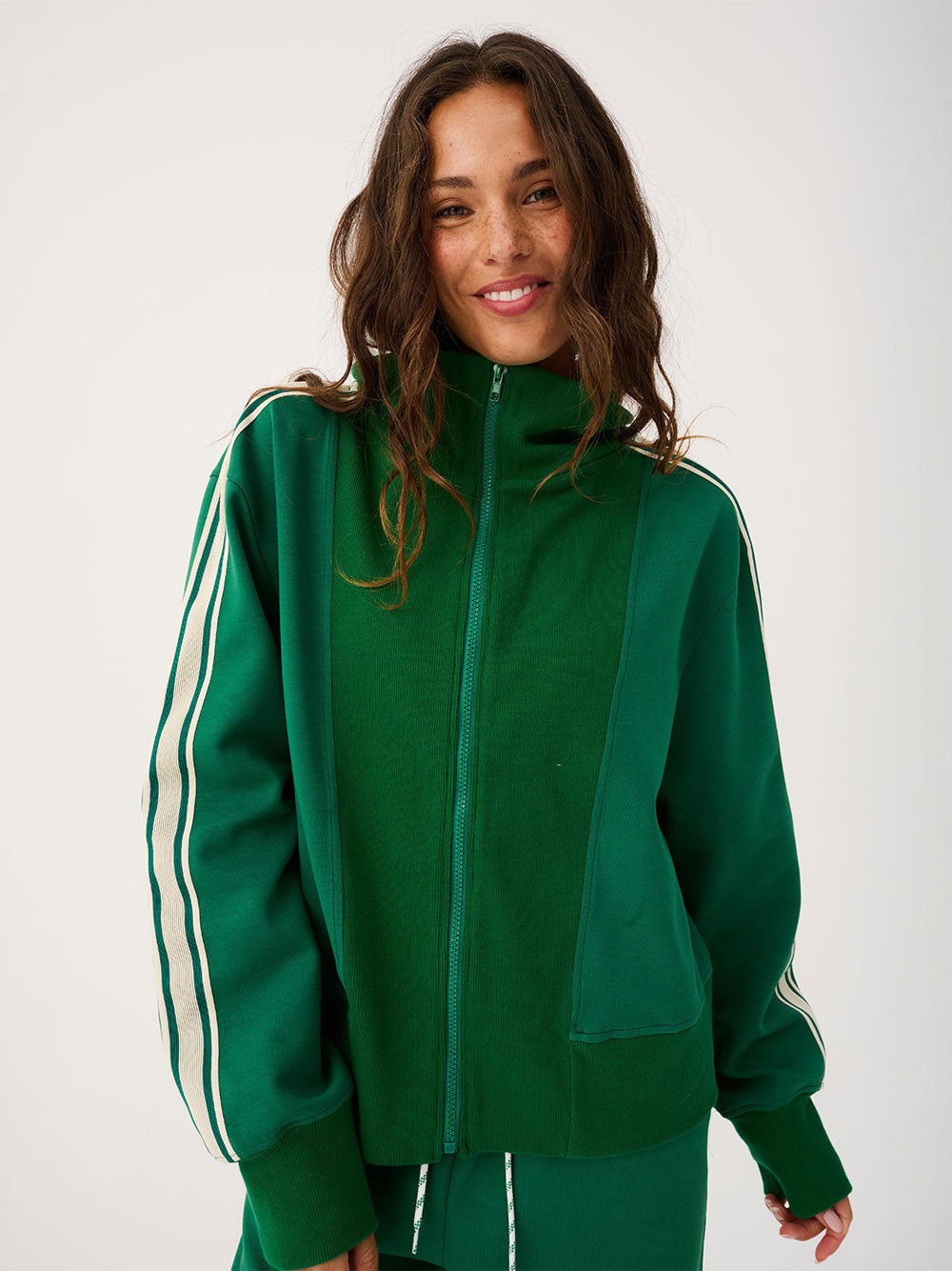 Corey Zip Through Sweater - TIDE