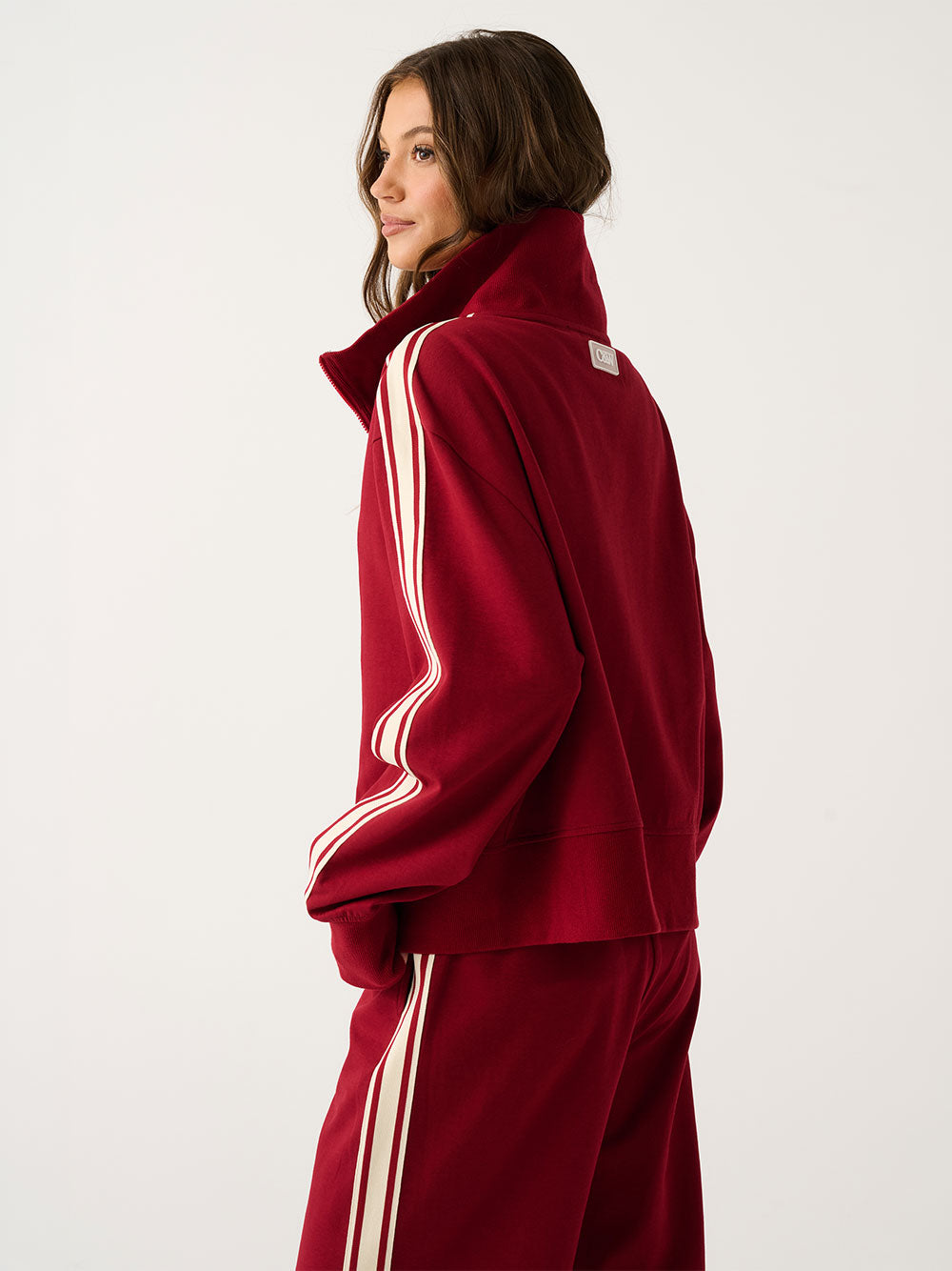 Corey Zip Through Sweater - MULBERRY
