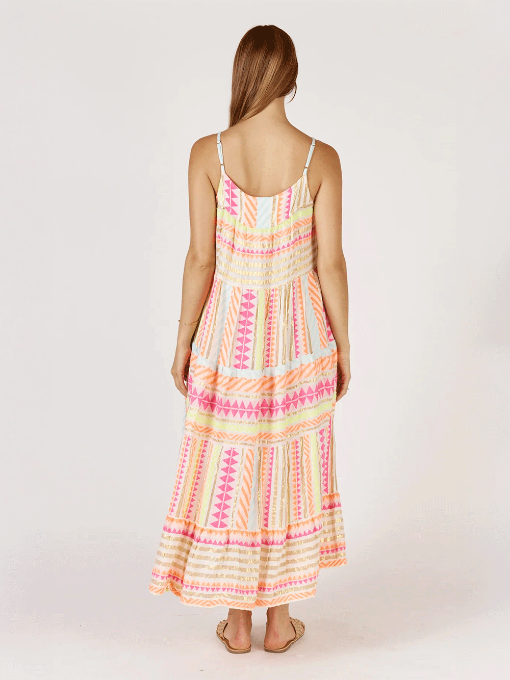 Corfu Maxi Dress - NEON