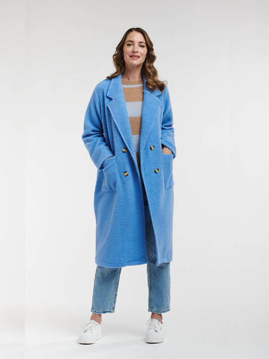 Long Coat - CORNFLOWER