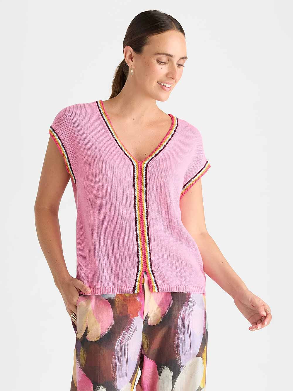 Crochet Trim Tank