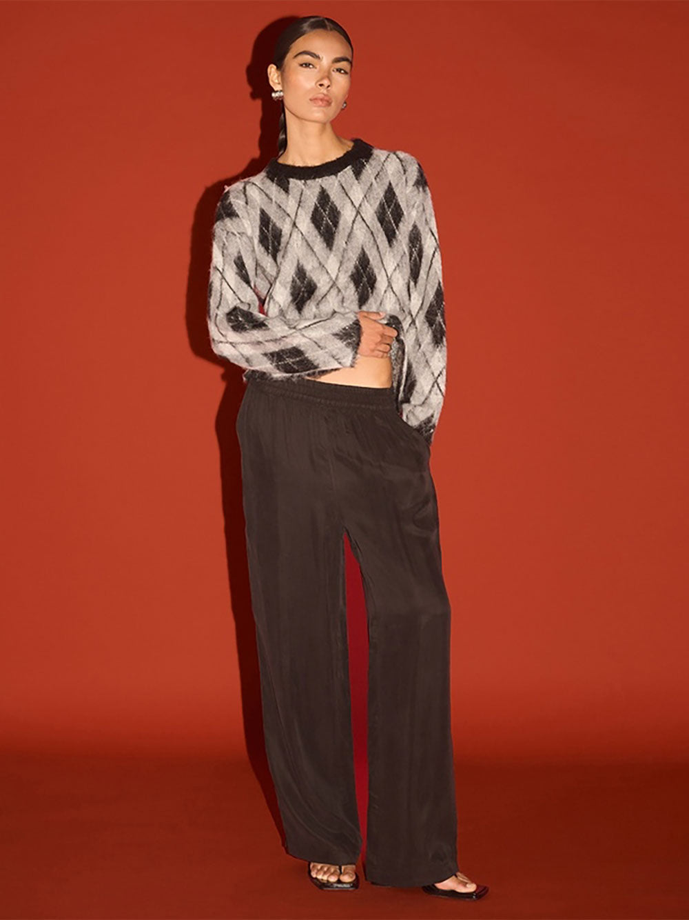 Sylvie Cupro Relaxed Pants