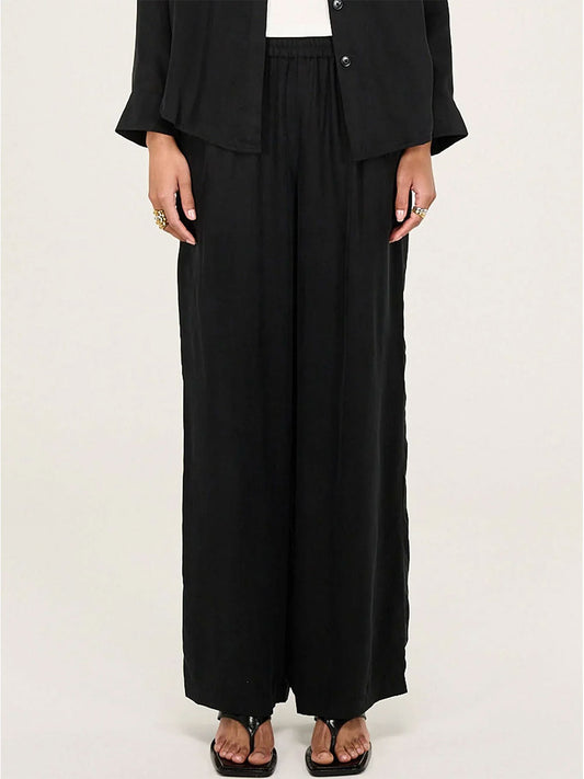 Sylvie Cupro Relaxed Pants