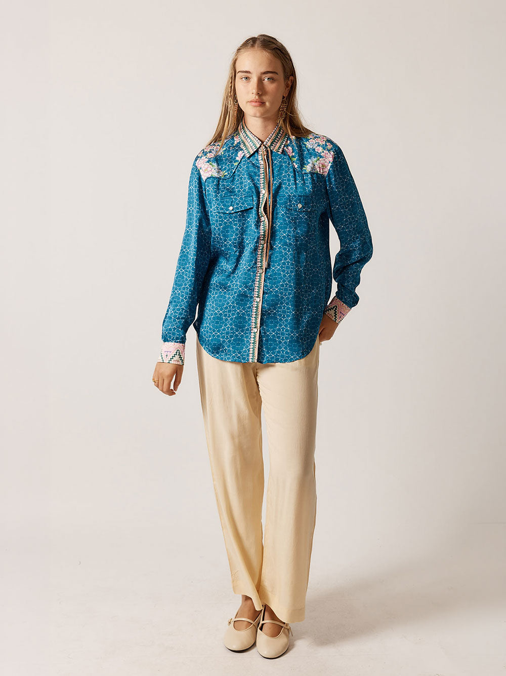 Daisy Duke Shirt - NAVY