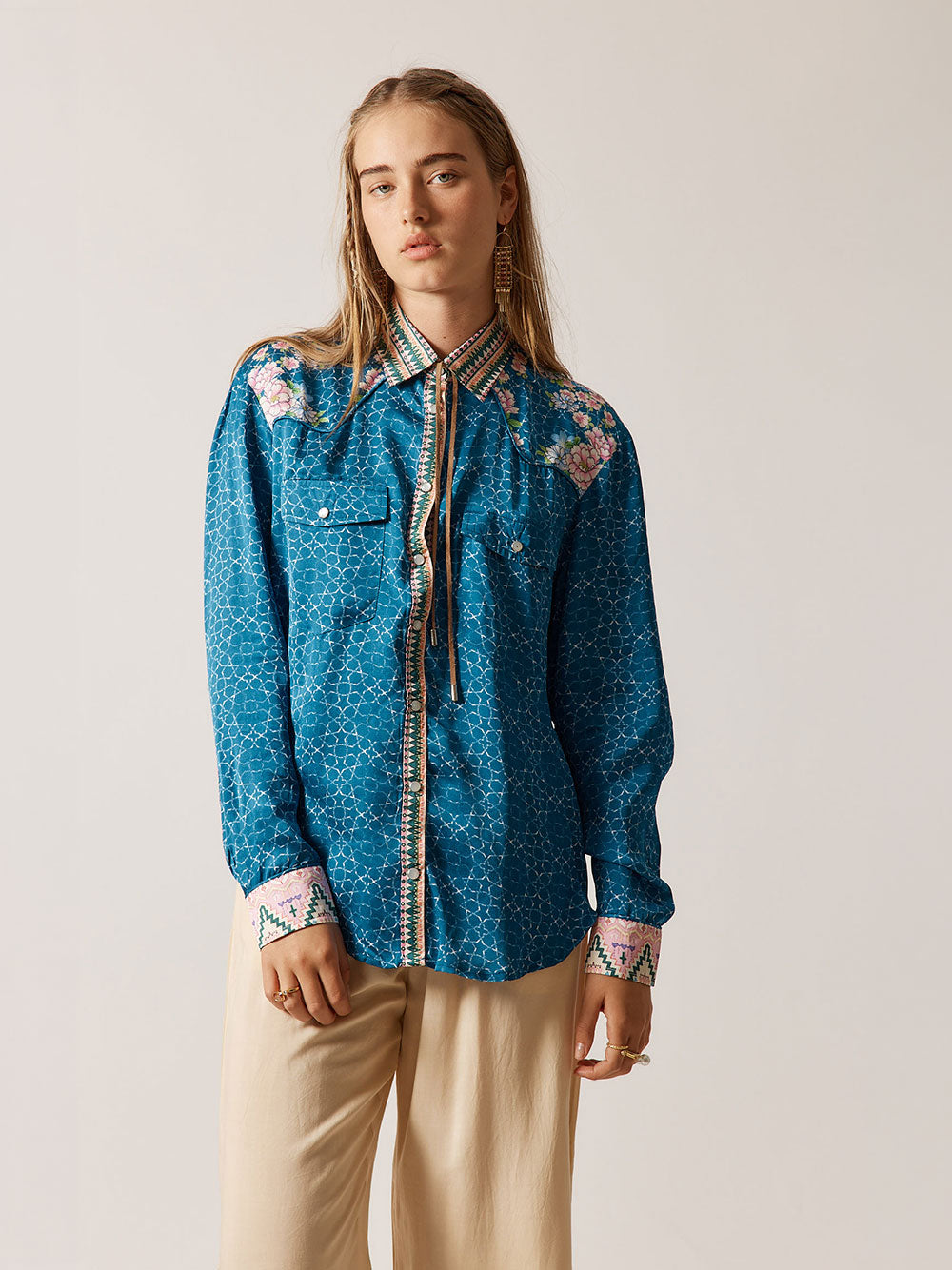 Daisy Duke Shirt - NAVY