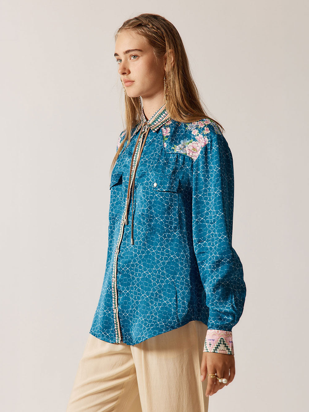 Daisy Duke Shirt - NAVY