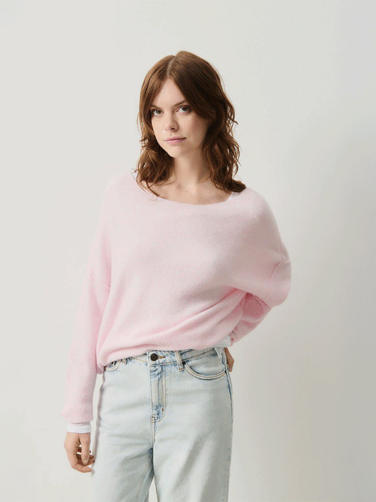 Damsville Sweater - SUGARED ALMOND