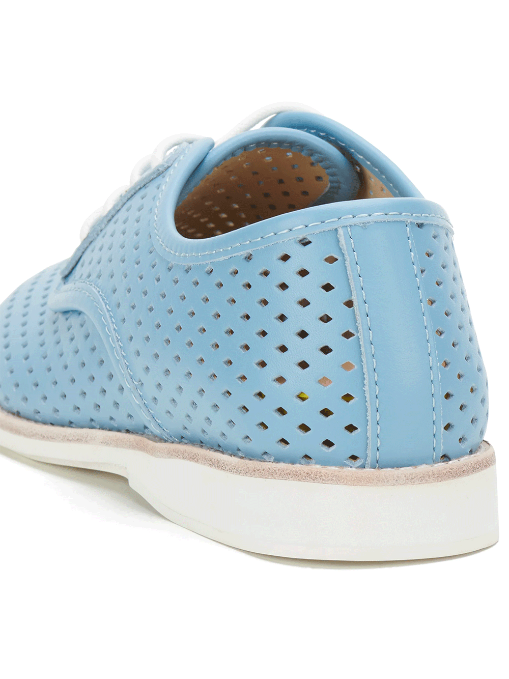 Derby Punch Shoe - STEEL BLUE