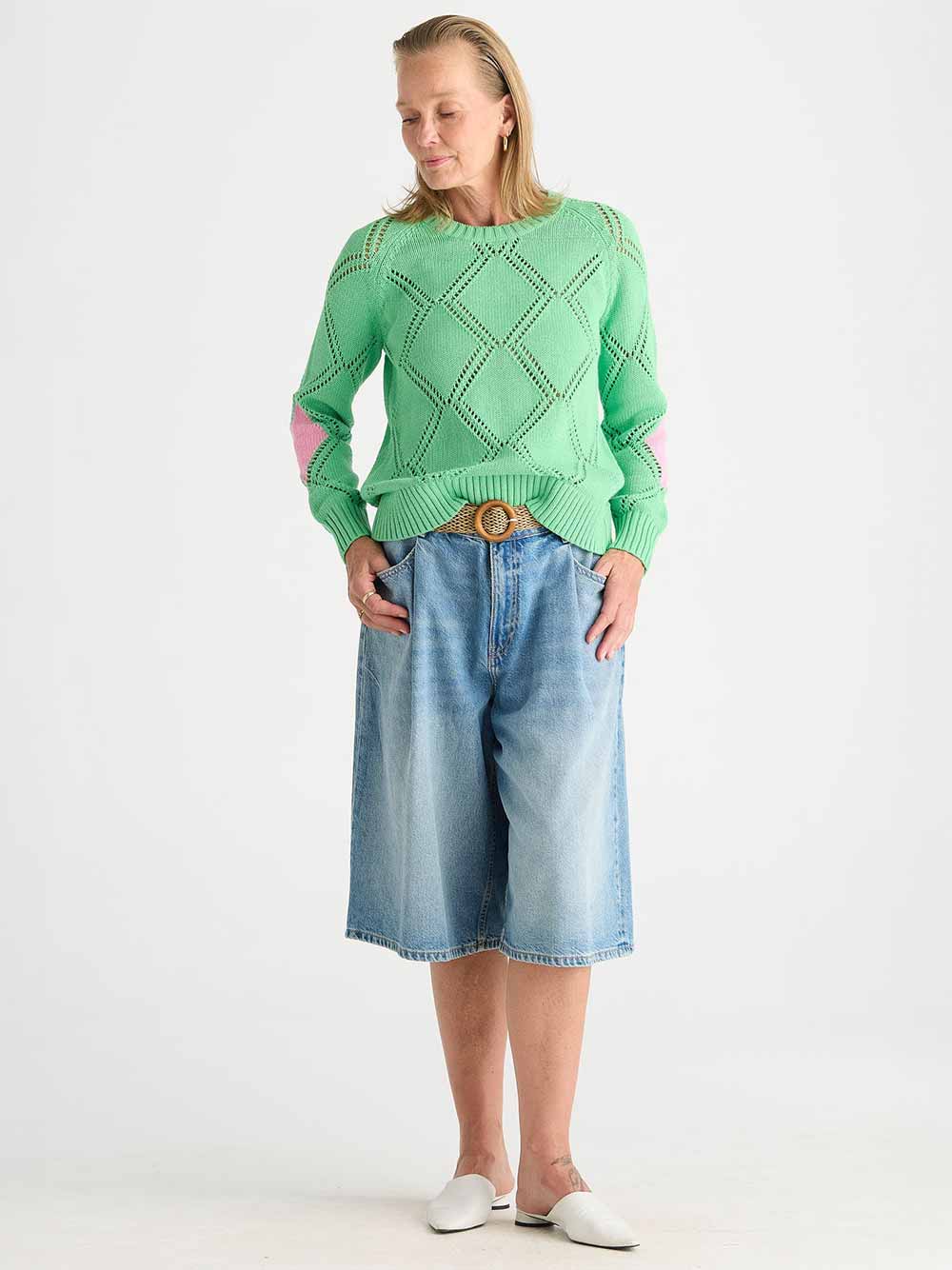 Diamond Detail Jumper - MINT