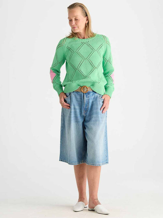Diamond Detail Jumper - MINT