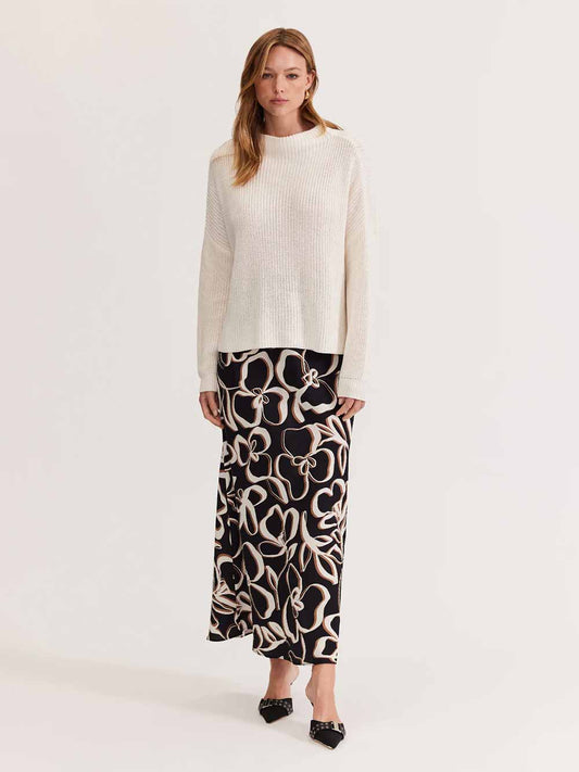 Elin Bias Slip Skirt