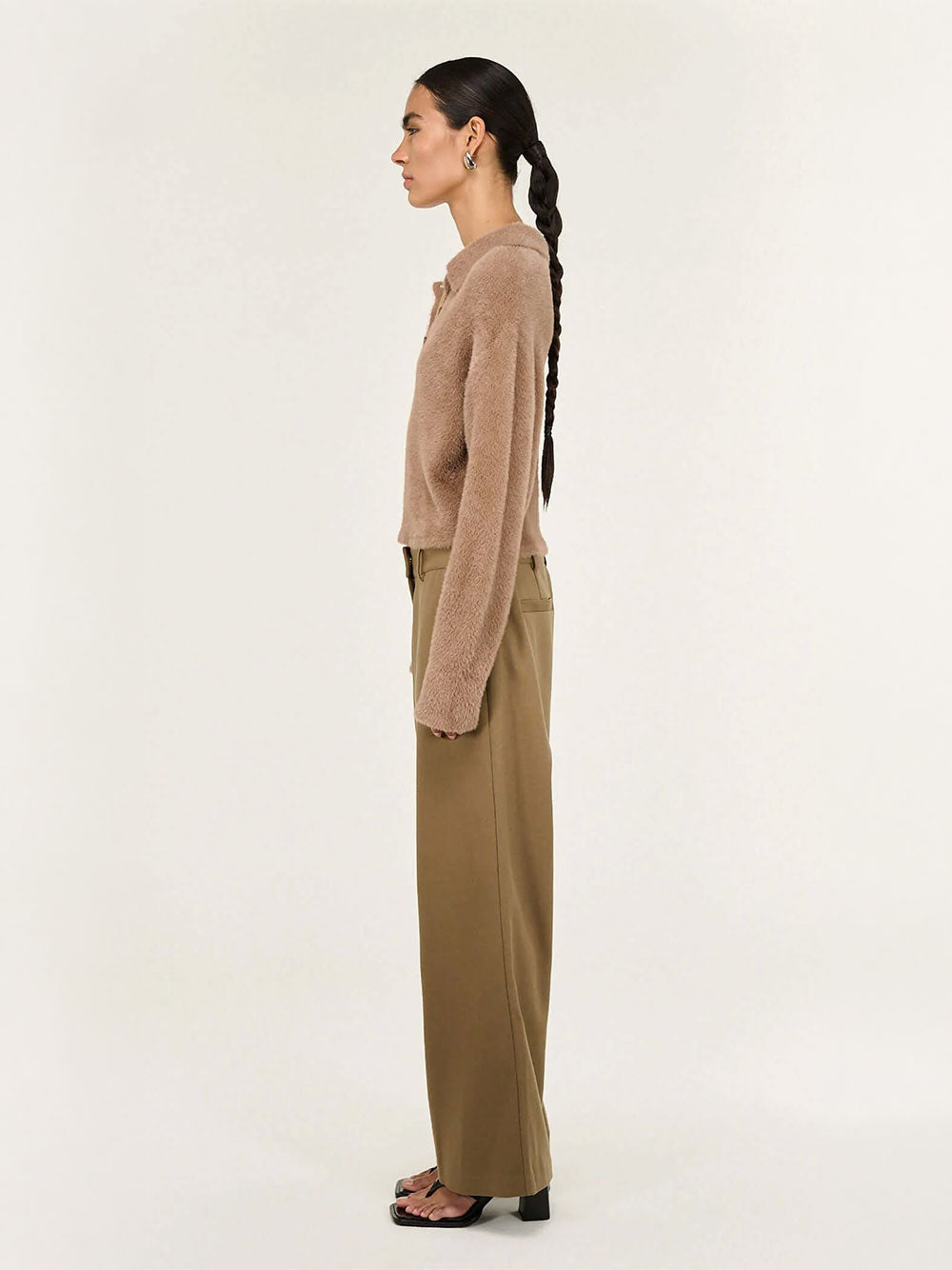 Ember Fluffy Polo Jumper