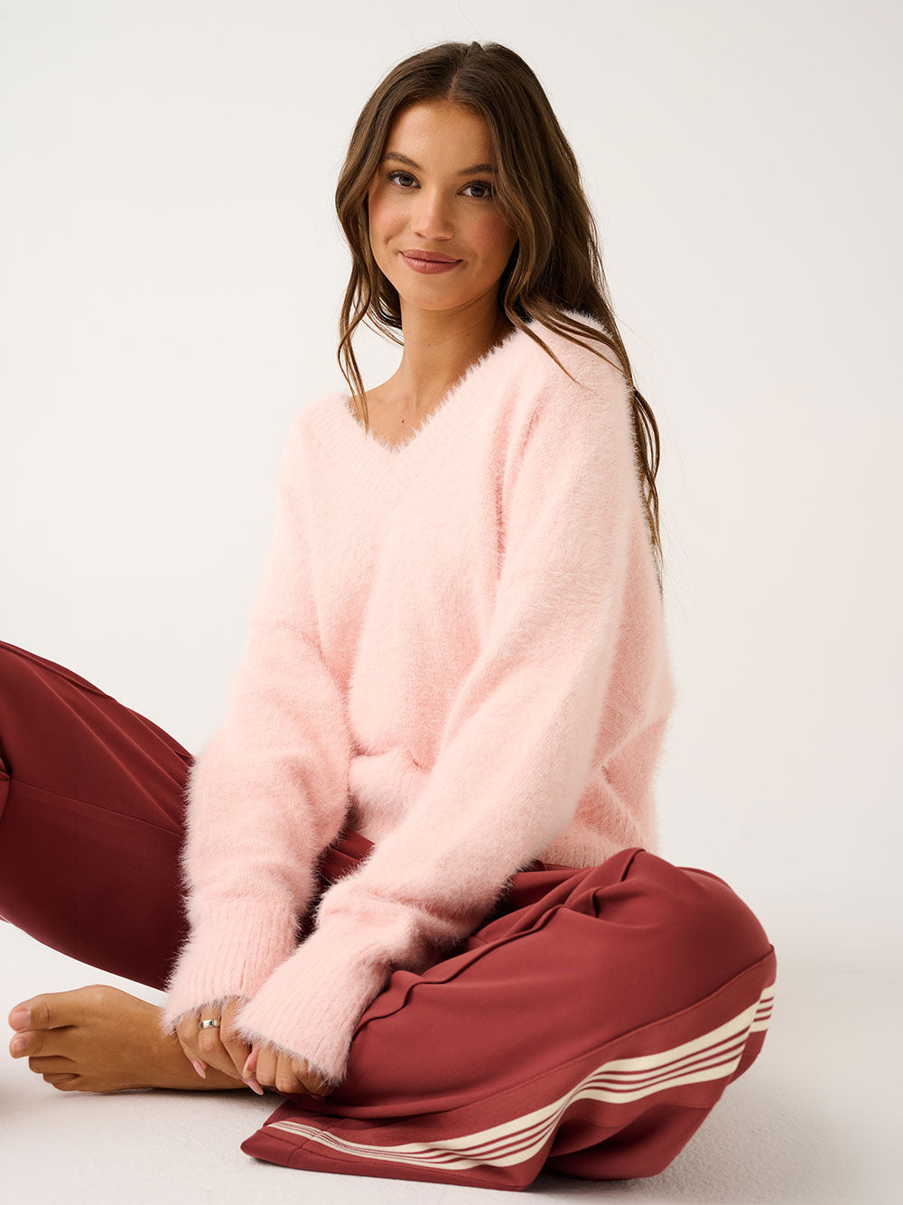 Emmie Knit Sweater - BLUSH