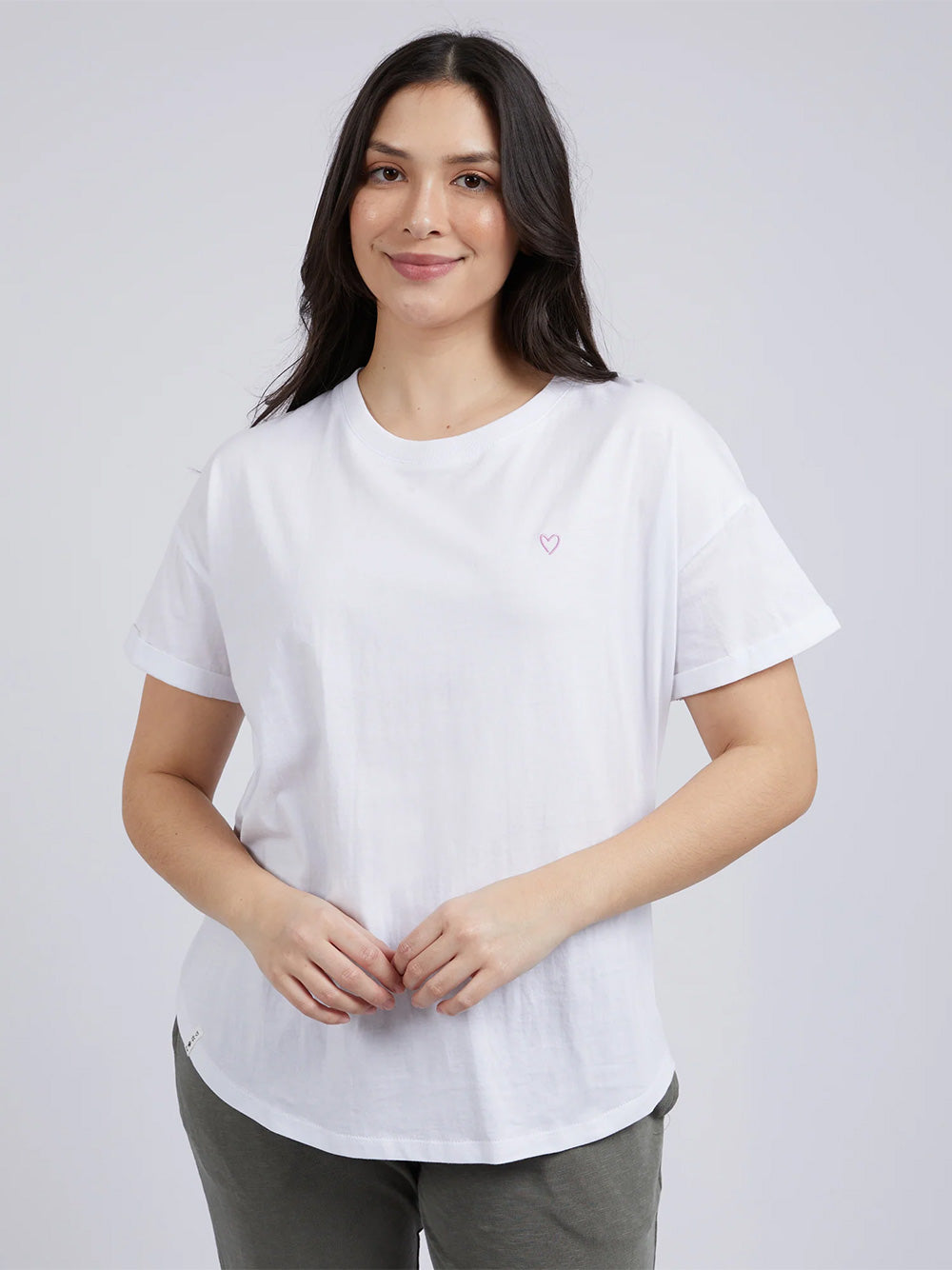 ELM LIFESTYLE Halli Tee - WHITE