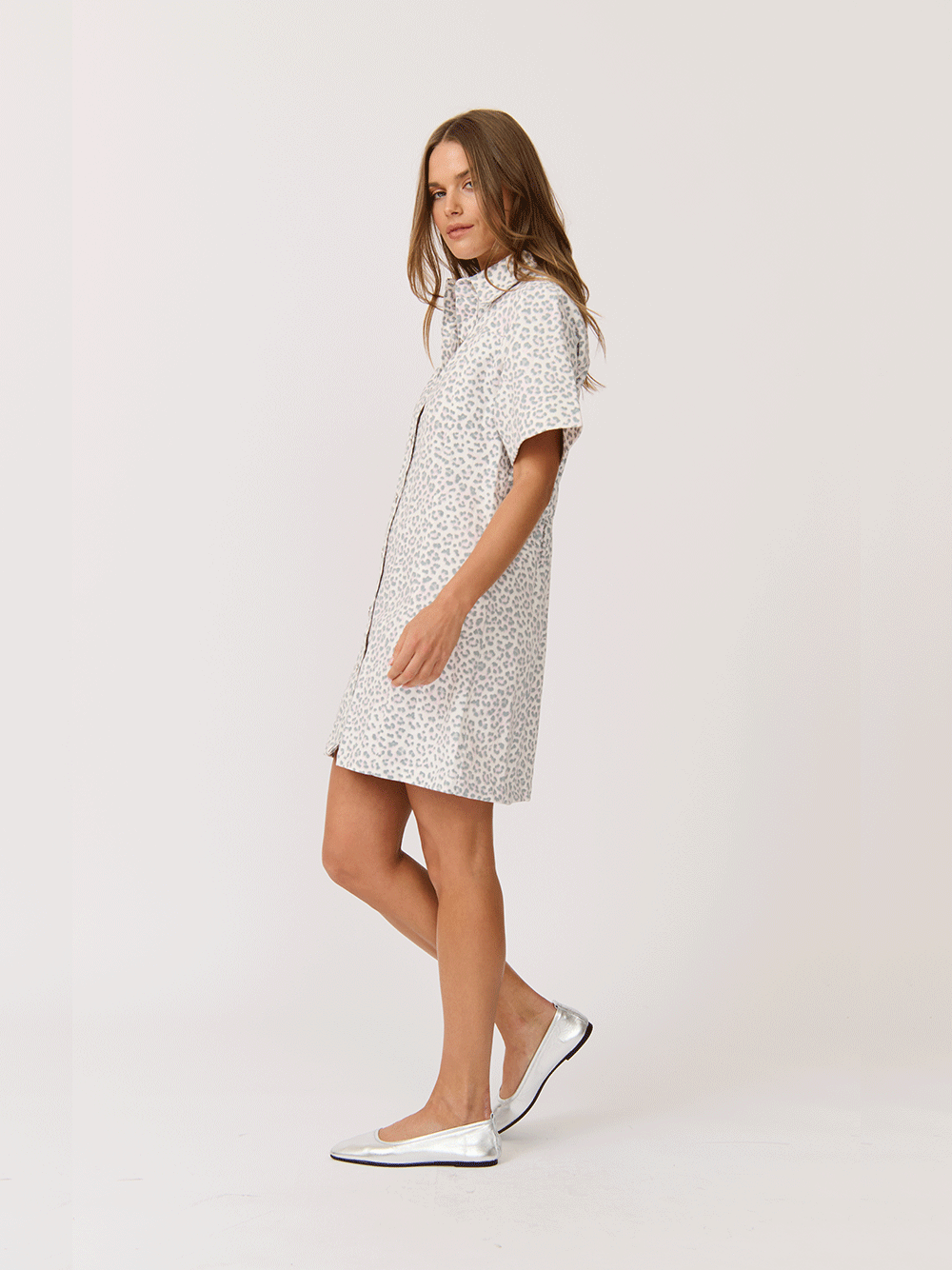 Hallie Dress - SMUDGE LEOPARD