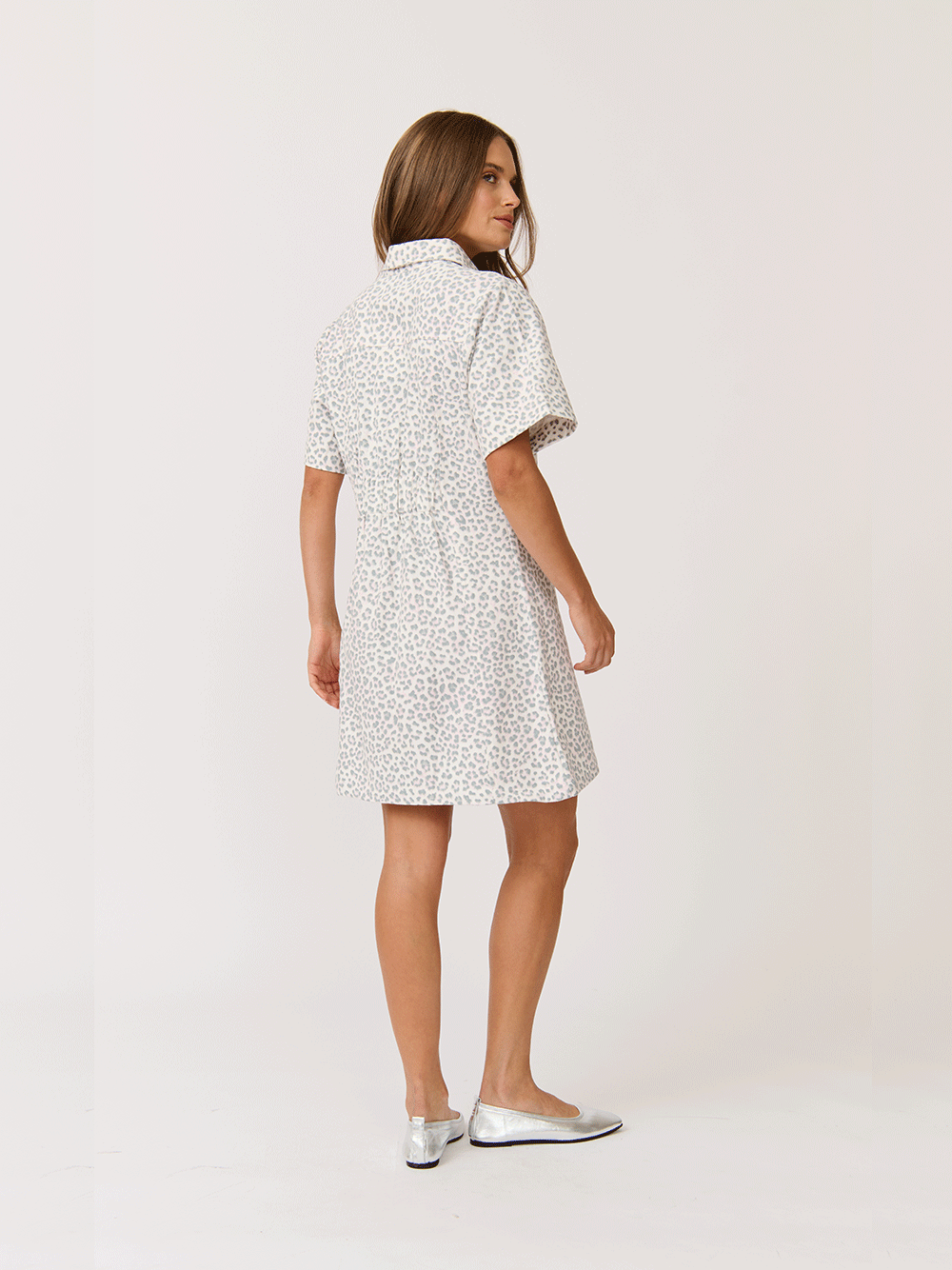 Hallie Dress - SMUDGE LEOPARD