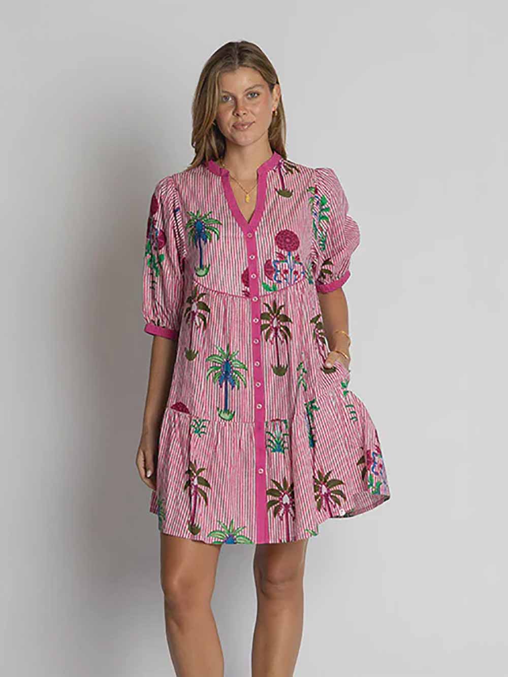 Hampton Dress - BERRY