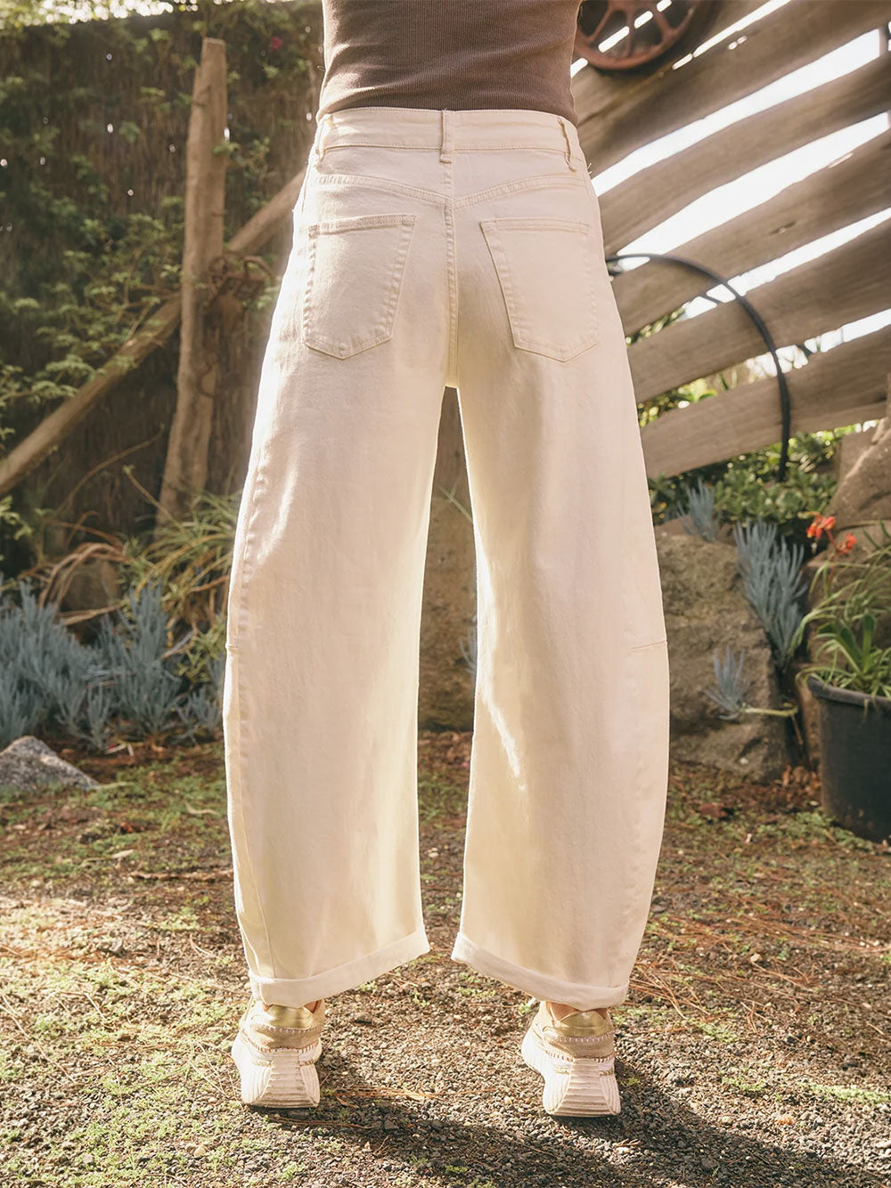 Idaho Barrel Jean - ECRU