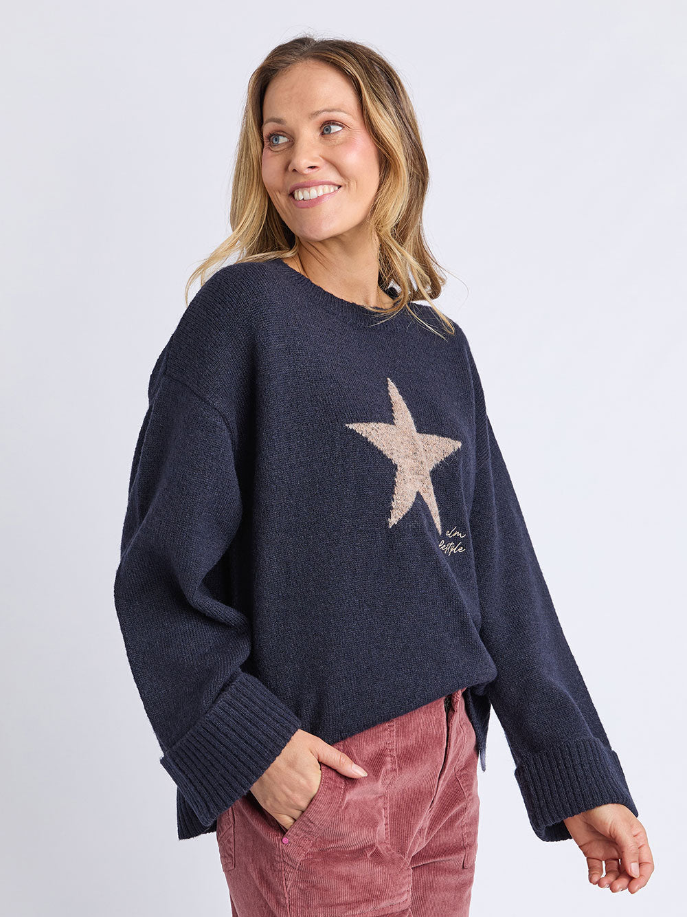 Star Intarsia Knit