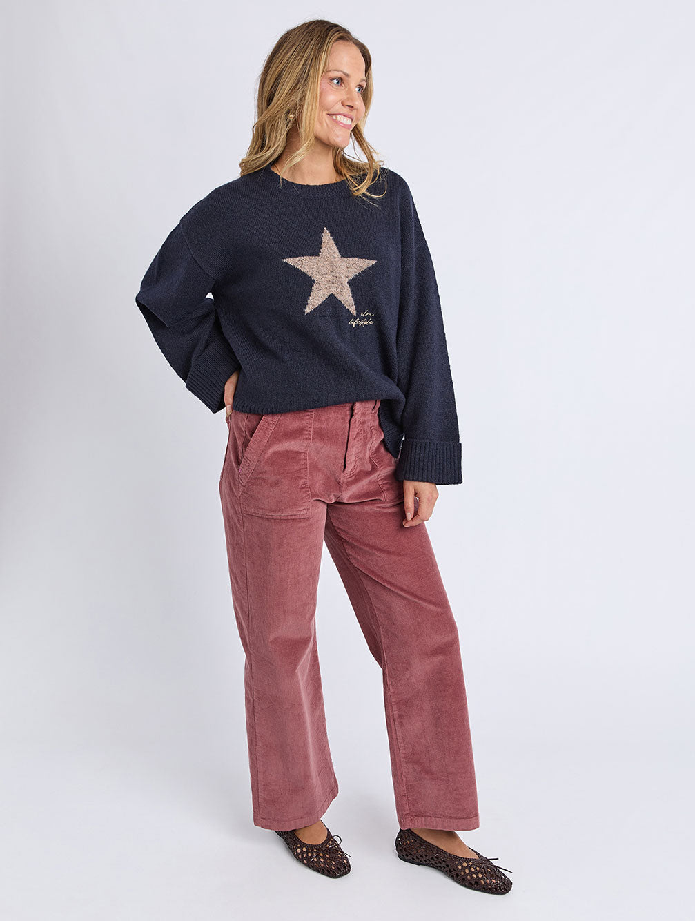 Star Intarsia Knit